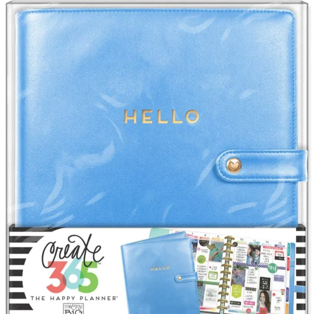 NEW Happy Planner Deluxe Cover - BIG - Snorkel Blue